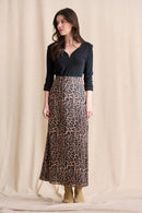 Jupe John - Print Leopard Voile