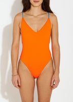 Diva One Piece Swimsuit - Fluorange