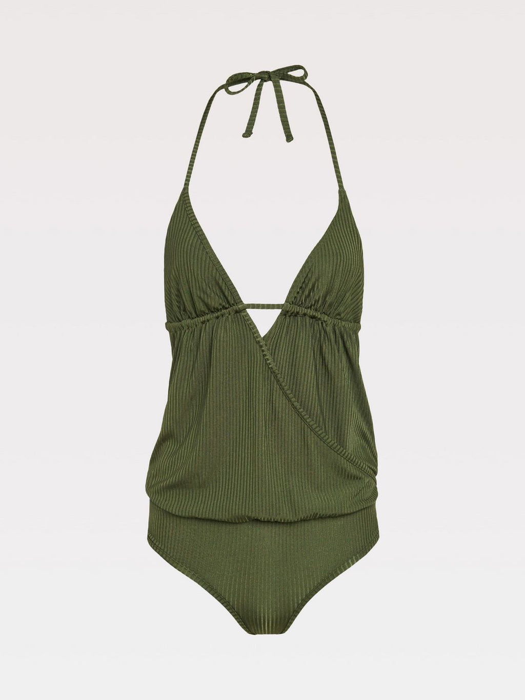 Jane One Piece Swimsuit - Folk Khaki