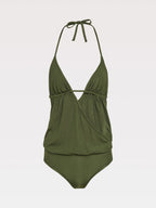 Jane One Piece Swimsuit - Folk Khaki
