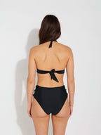 Monica Bikini Bottom - Black Wimbedon