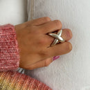 Anillo Cruz Plata
