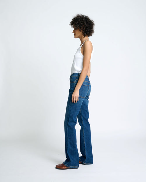 Jean Manhattan Flare - Blue 220 Denim
