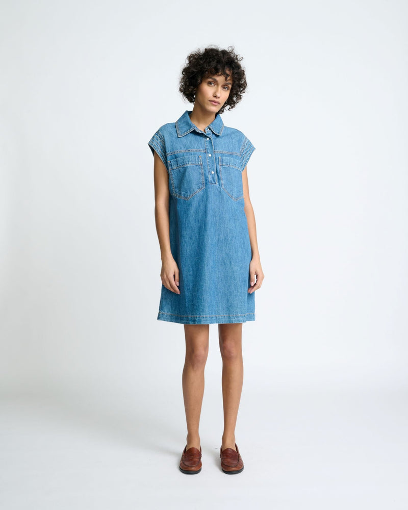 Robe Thalie - Indigo