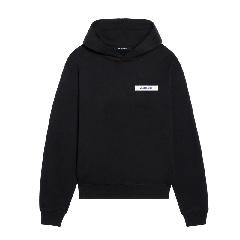 Hoodie avec Capuche Gros Grain – Jacquemus – Noir