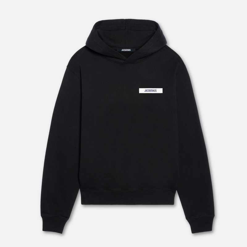 Hoodie Avec Capuche Gros Grain – Jacquemus – Noir