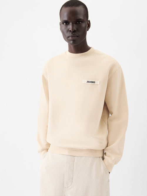 Le Sweatshirt Gros Grain – Jacquemus – Beige