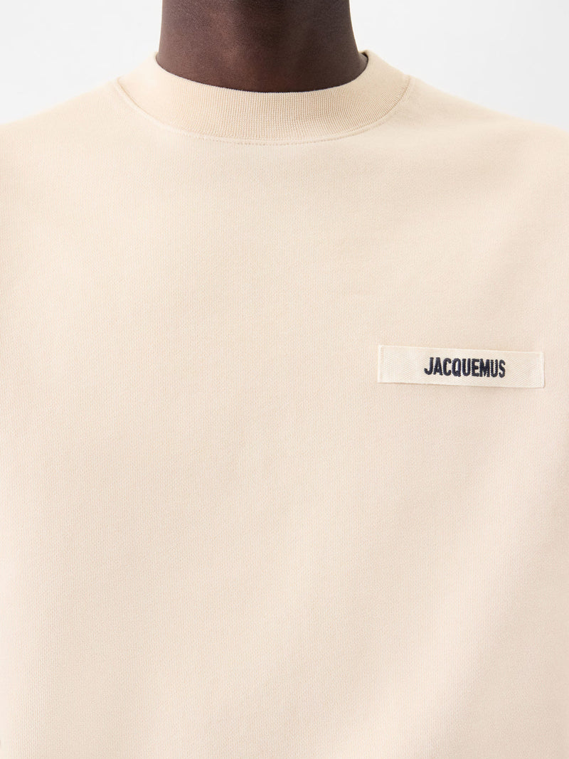 Le Sweatshirt Gros Grain – Jacquemus – Beige