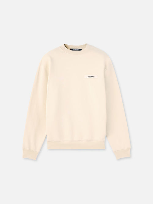 Le Sweatshirt Gros Grain – Jacquemus – Beige