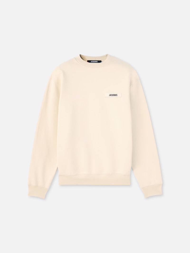 Le Sweatshirt Gros Grain – Jacquemus – Beige