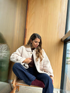 Chaqueta de borreguito crudo Juliette