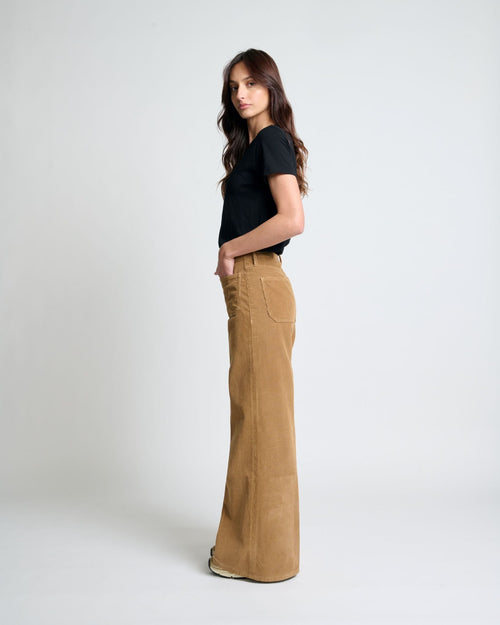 Pantalon Cocker Flare - Beige Cord