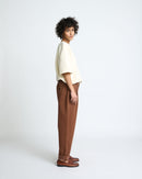 Pantalon Fresco Relaxed - Mocca