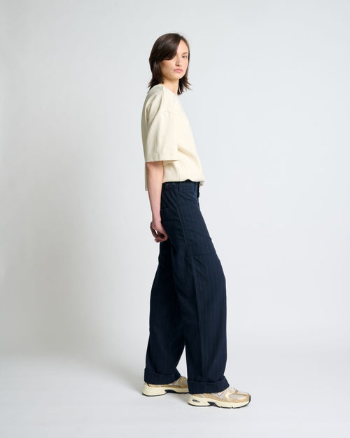 Pantalon Jackson Wide Leg - Tennis Stripe
