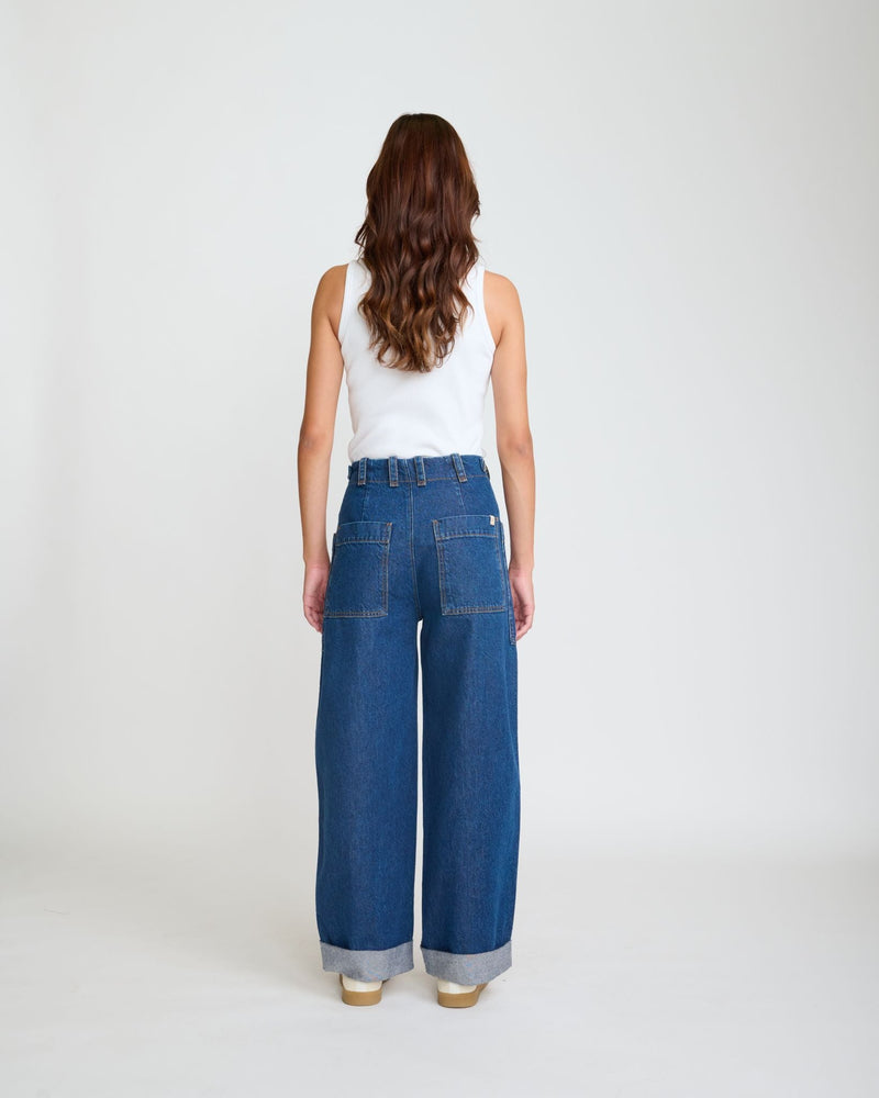 Jean Wendy Wide Leg - Blue 553 Denim