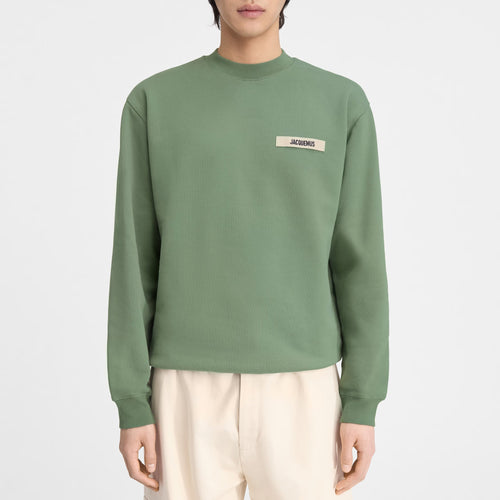 Le Sweatshirt Gros Grain – Jacquemus – Light Kaki