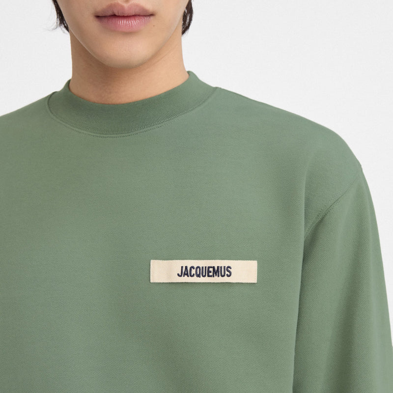 Le Sweatshirt Gros Grain – Jacquemus – Light Kaki