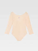 Violet Bodysuit - Apricot