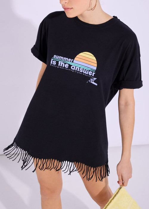 Kinou Dress - Black-Summer Answer