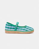 Espadrilles Peonia Cuadros Verdes