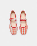 Espadrilles Peonia Cuadros Rojos