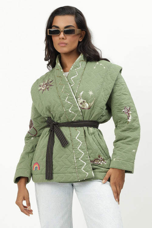 Kimono Stella - Kaki