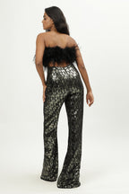 Pantalón Nadia - Lentejuelas Doradas