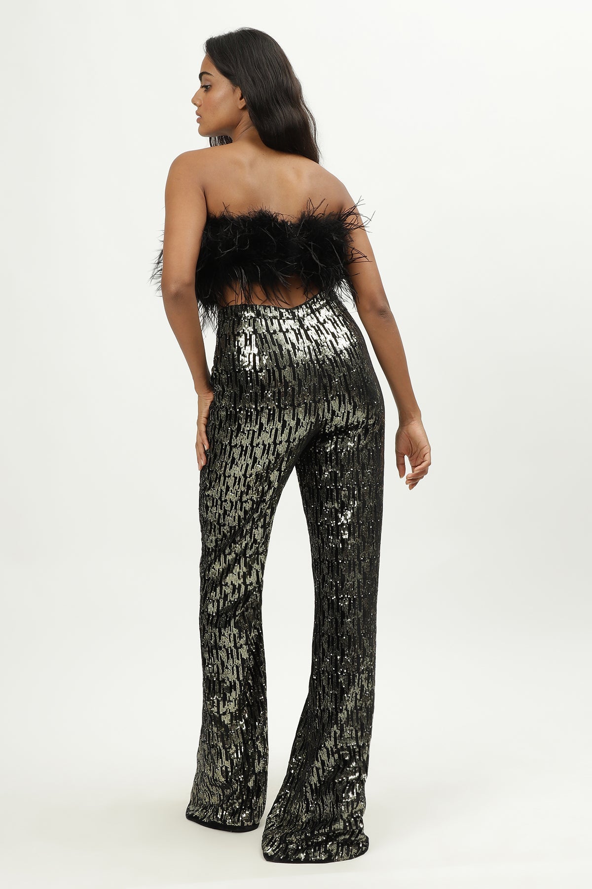 Pantalón Nadia - Lentejuelas Doradas