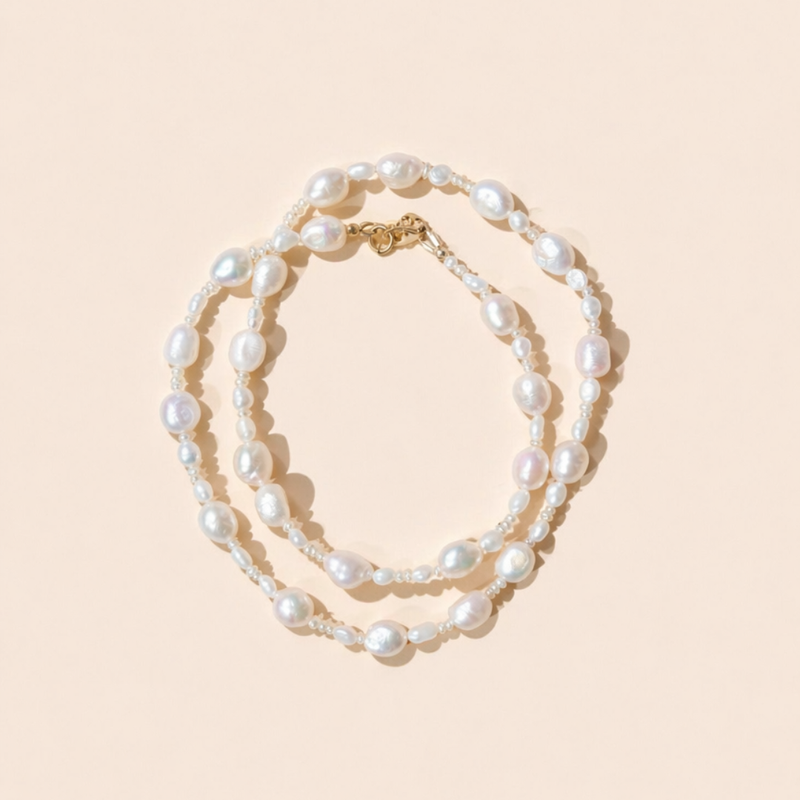Le Bracelet De Cheville Double Nacres Adèle Camus X