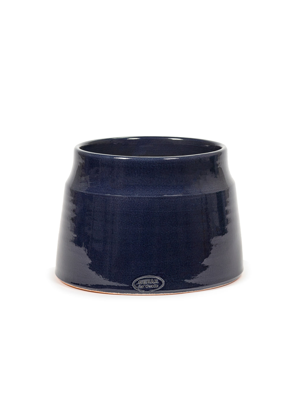 Glazed Shades - Pot De Fleurs - S - Terre Cuite - Bleu
