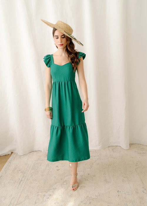 Robe Carmen Emeraude