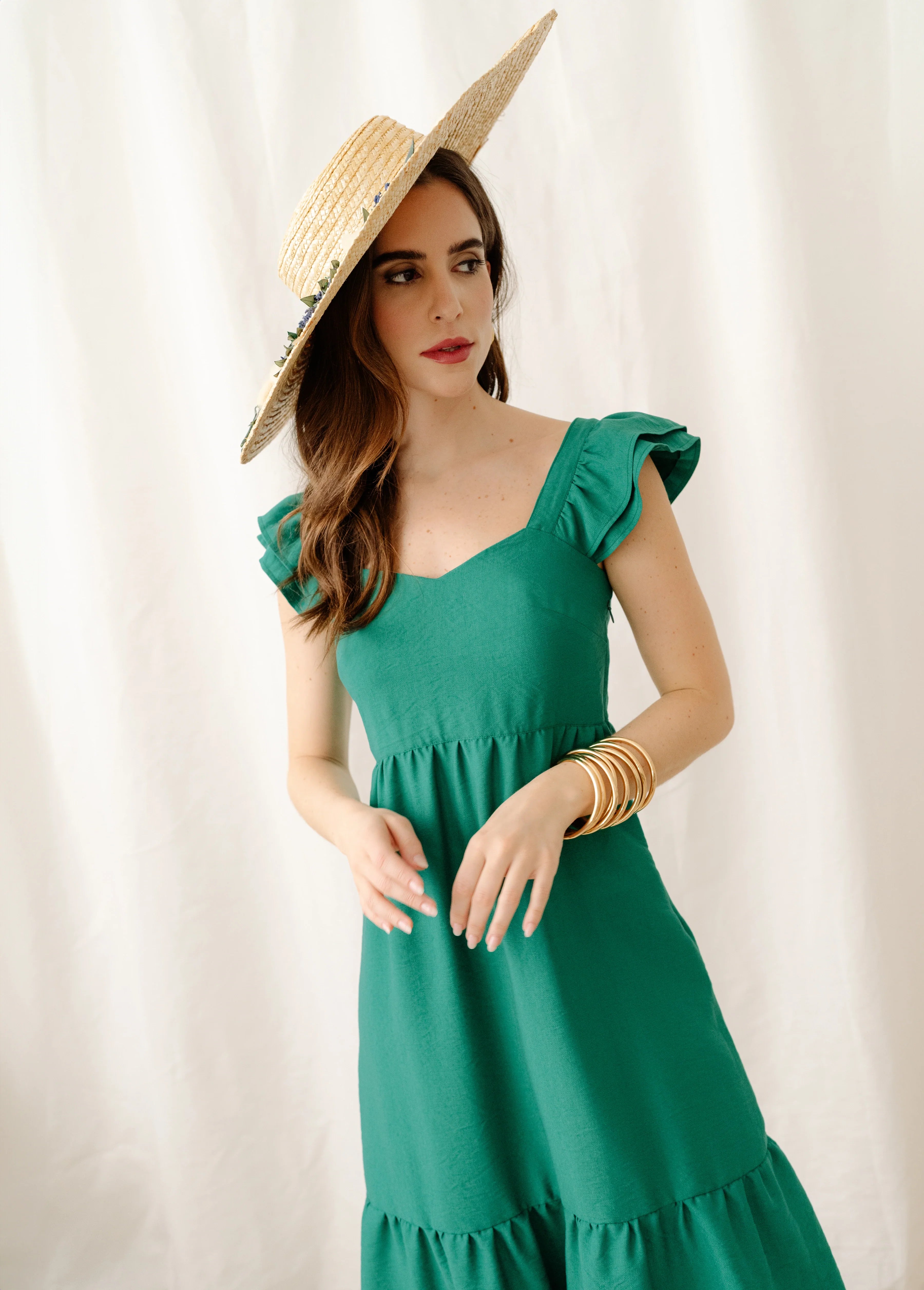 Vestido Carmen Esmeralda