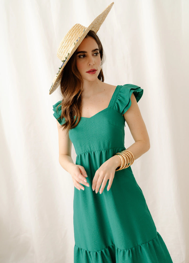 Robe Carmen Emeraude