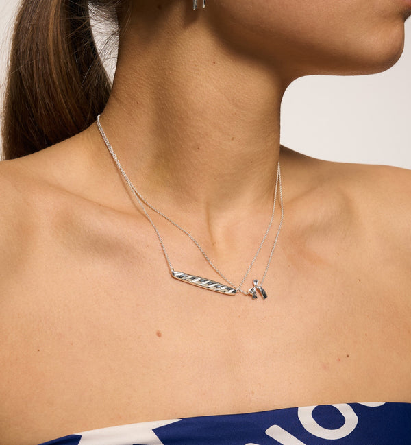 Bow Necklace - Gold or Silver