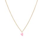Collier Rose Heart Beat
