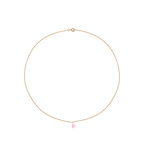 Collier Rose Heart Beat