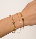 Bracelet Rose Heart Beat