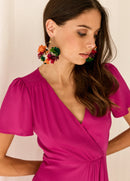 Robe Talia Magenta Violine