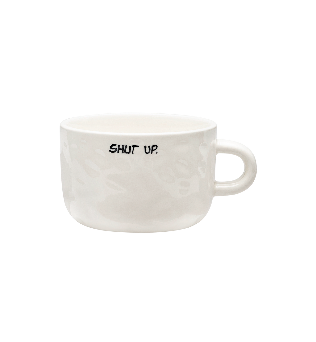 Mug À Cappuccino Shut Up