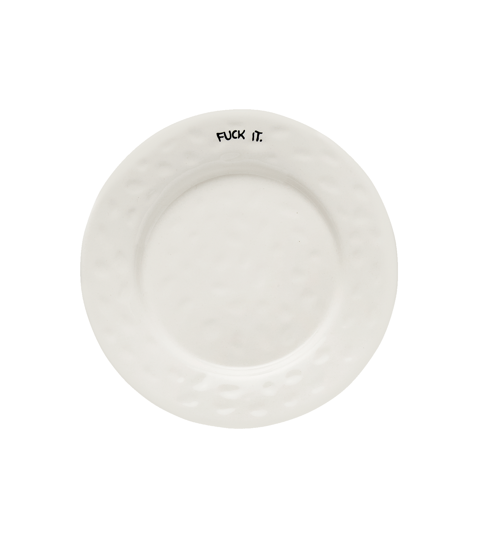 Assiette À Petit-Déjeuner Fuck It