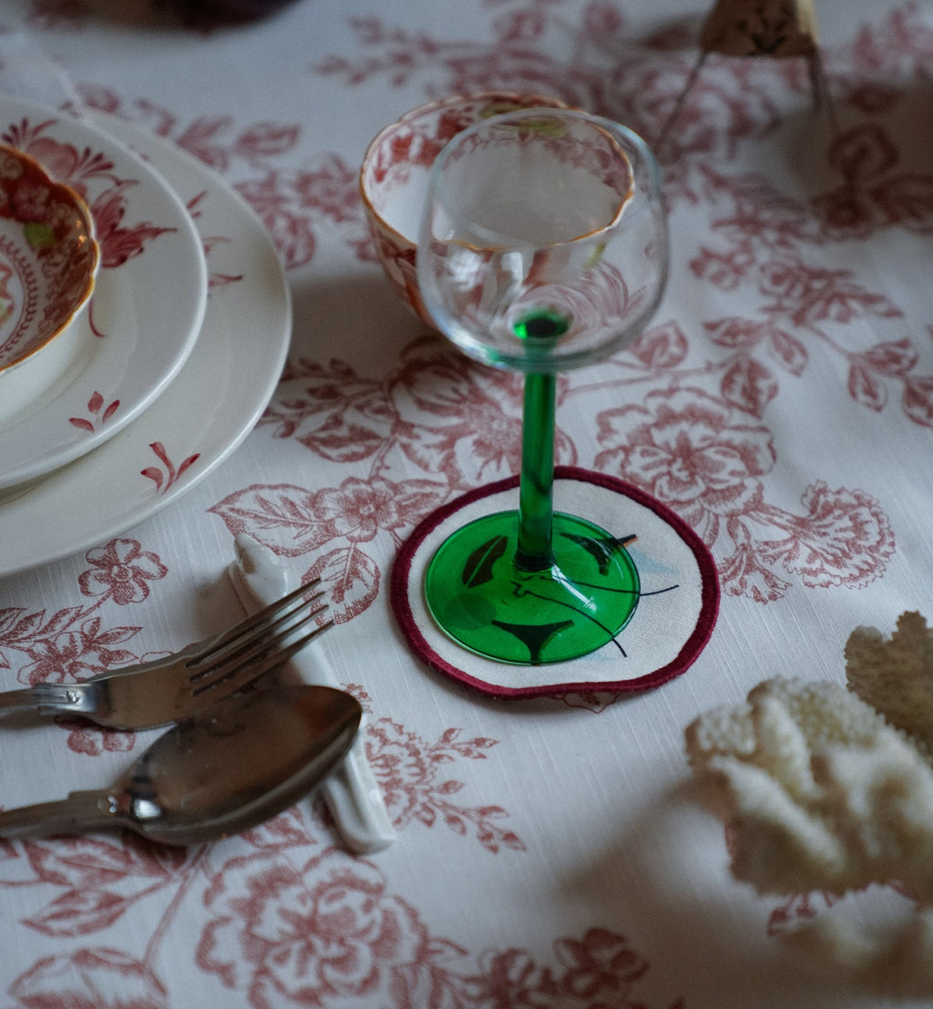 Dessous De Verre Pierrot - Lot De 4