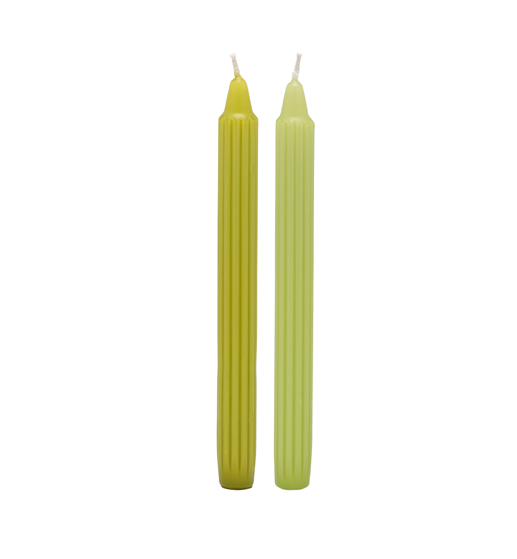 Bougies Olive - Lot De 2