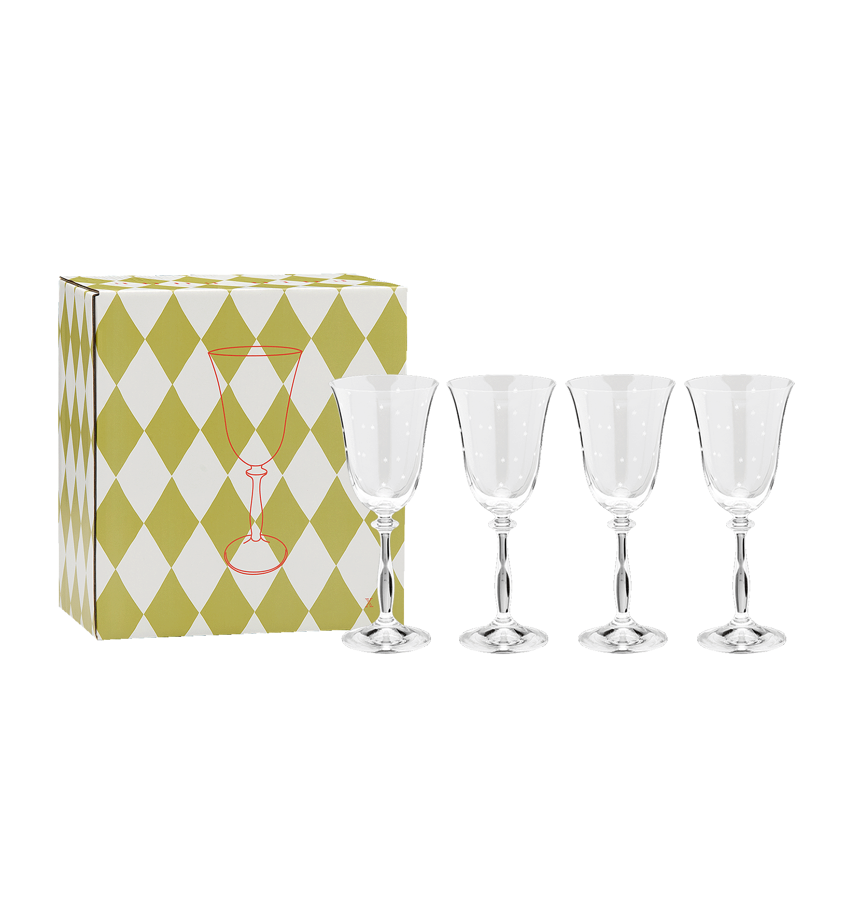 Verres À Vin Starry Eve - Lot De 4