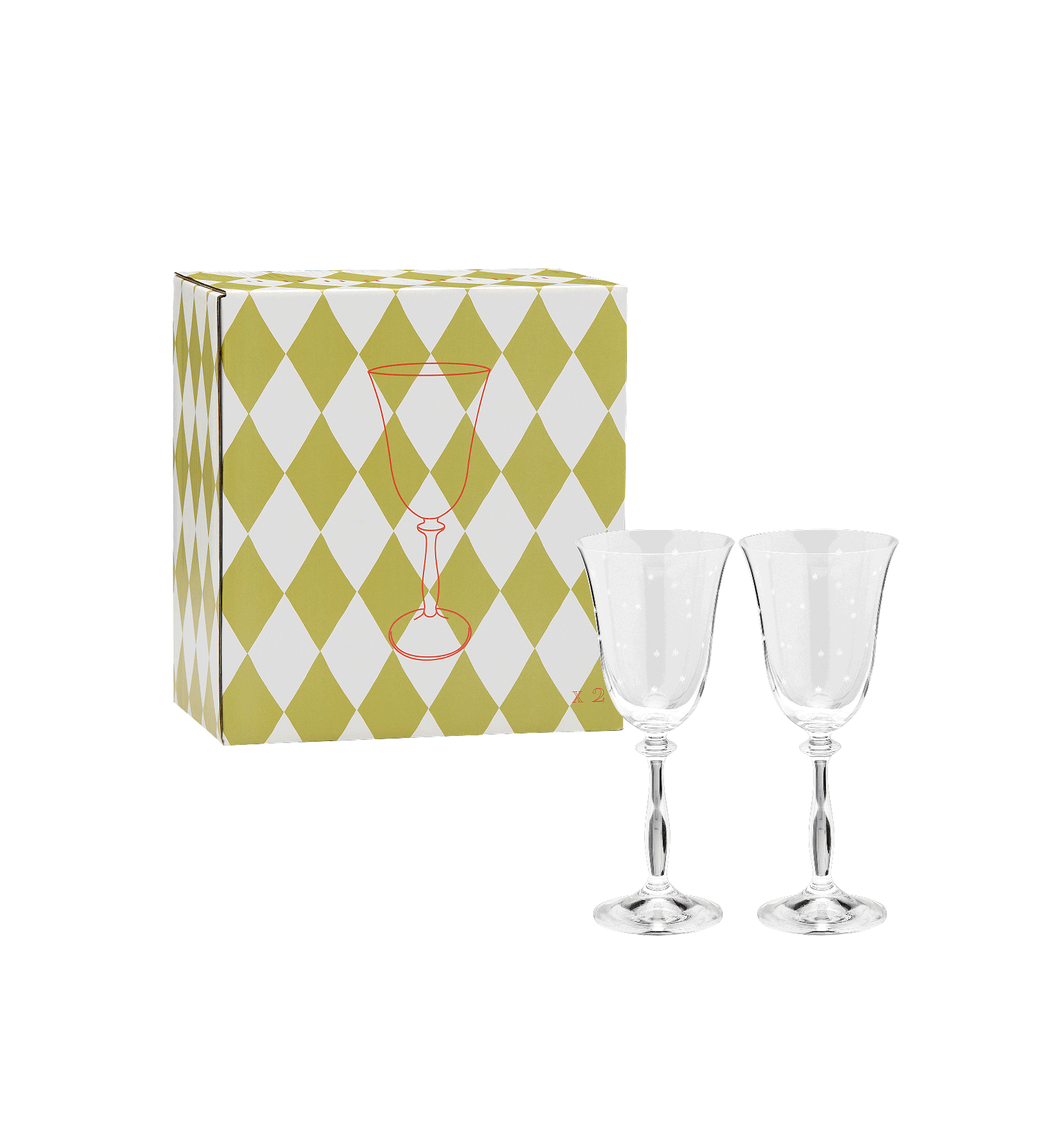 Verres À Vin Starry Eve - Lot De 2