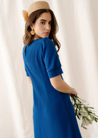 Prussian Blue Beryl Dress