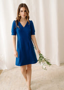 Robe Béryl Bleue De Prusse