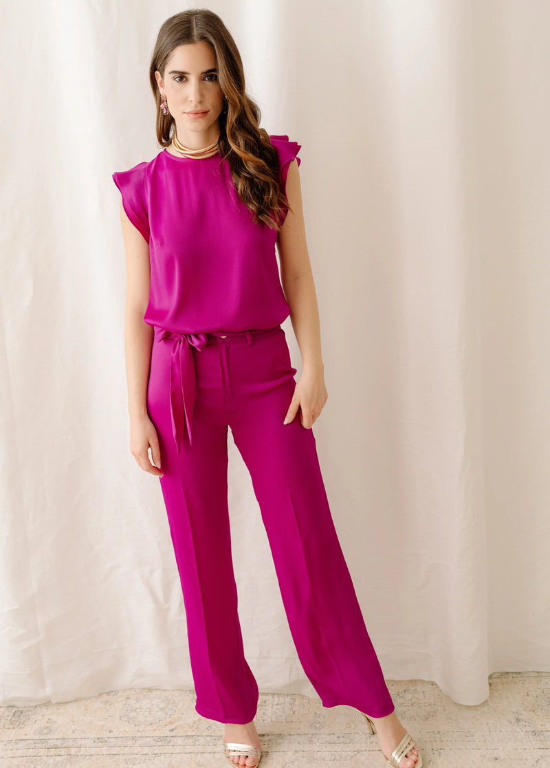 Pantalon Amelia Magenta Violine