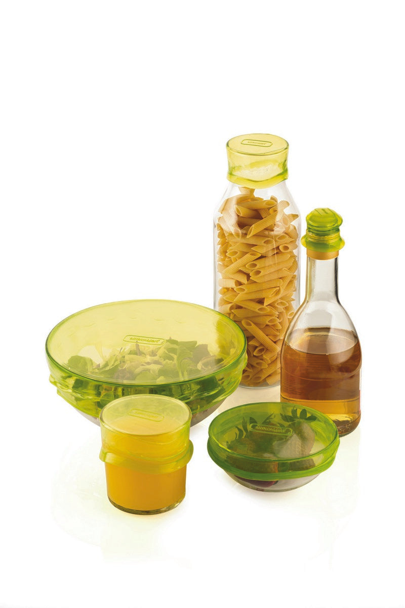 Capflex Set - Set 5 Silicone Lids - Vert