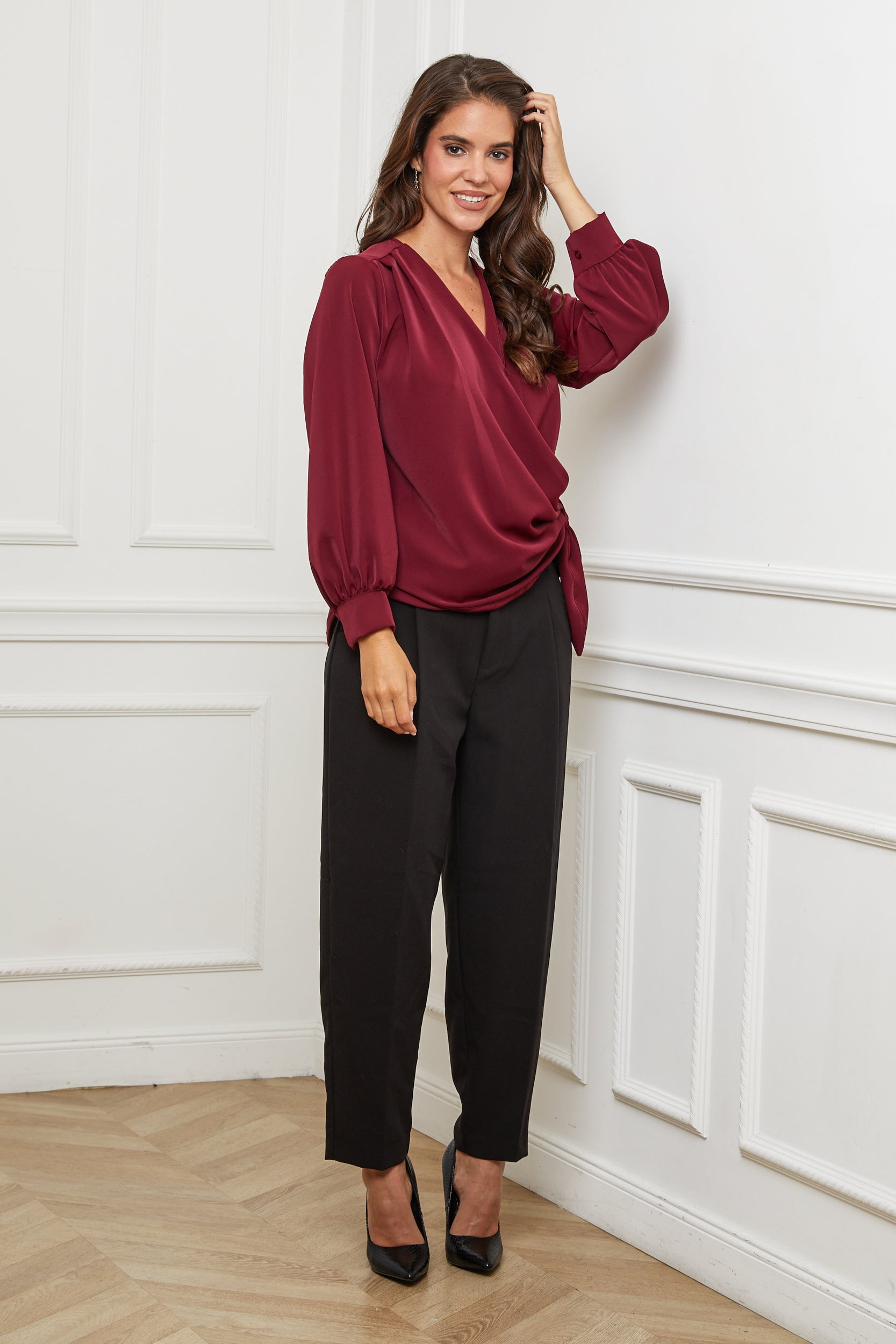 Blusa - Burdeos