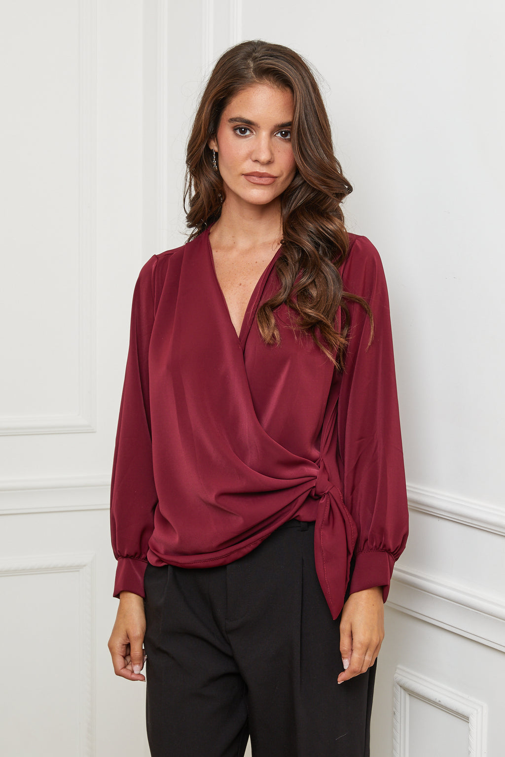 Blusa - Burdeos